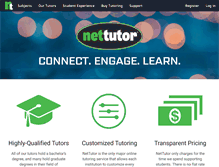 Tablet Screenshot of nettutor.com
